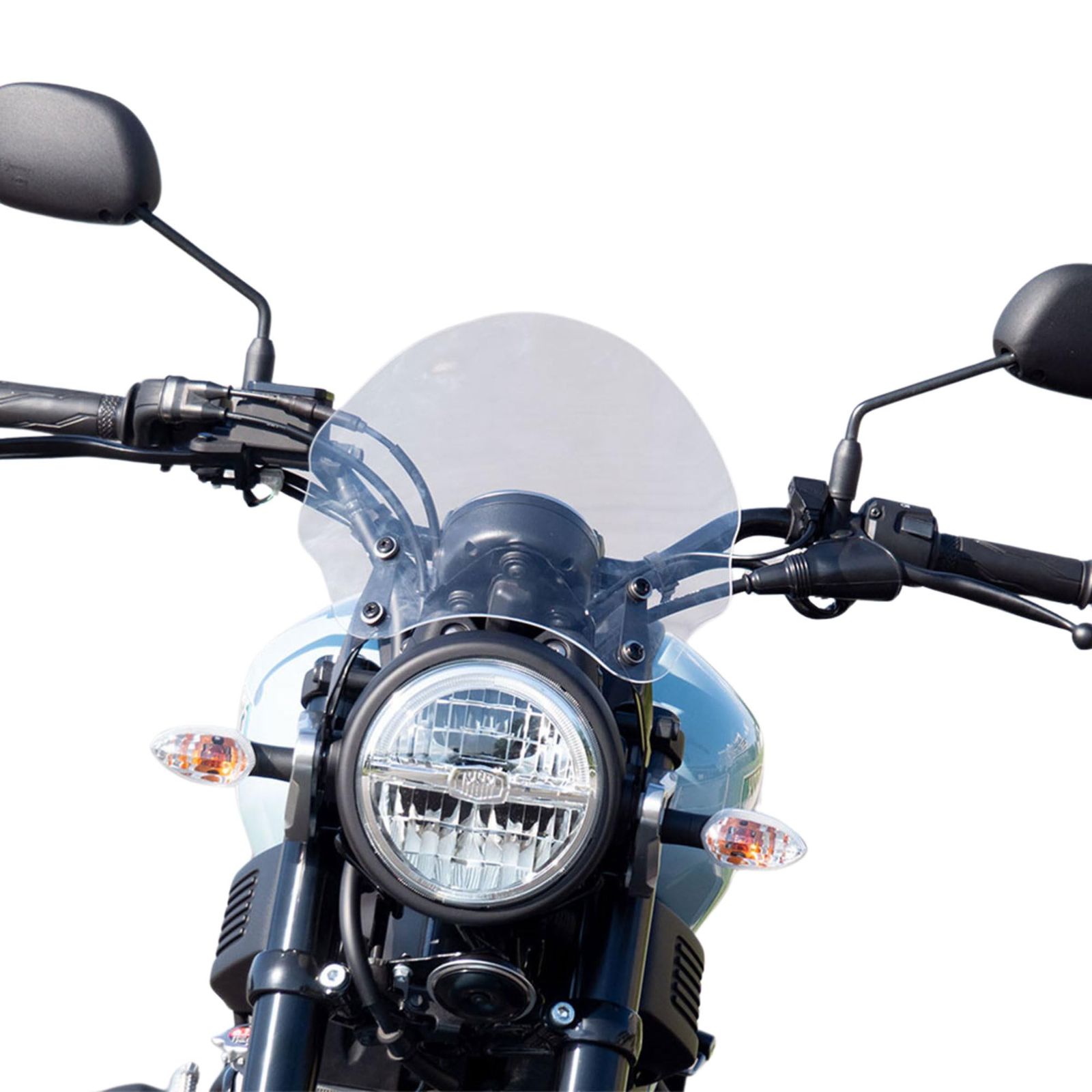 新着商品 ワールドウォークXSR125用メーターバイザー ミドル・クリアws-50-mc