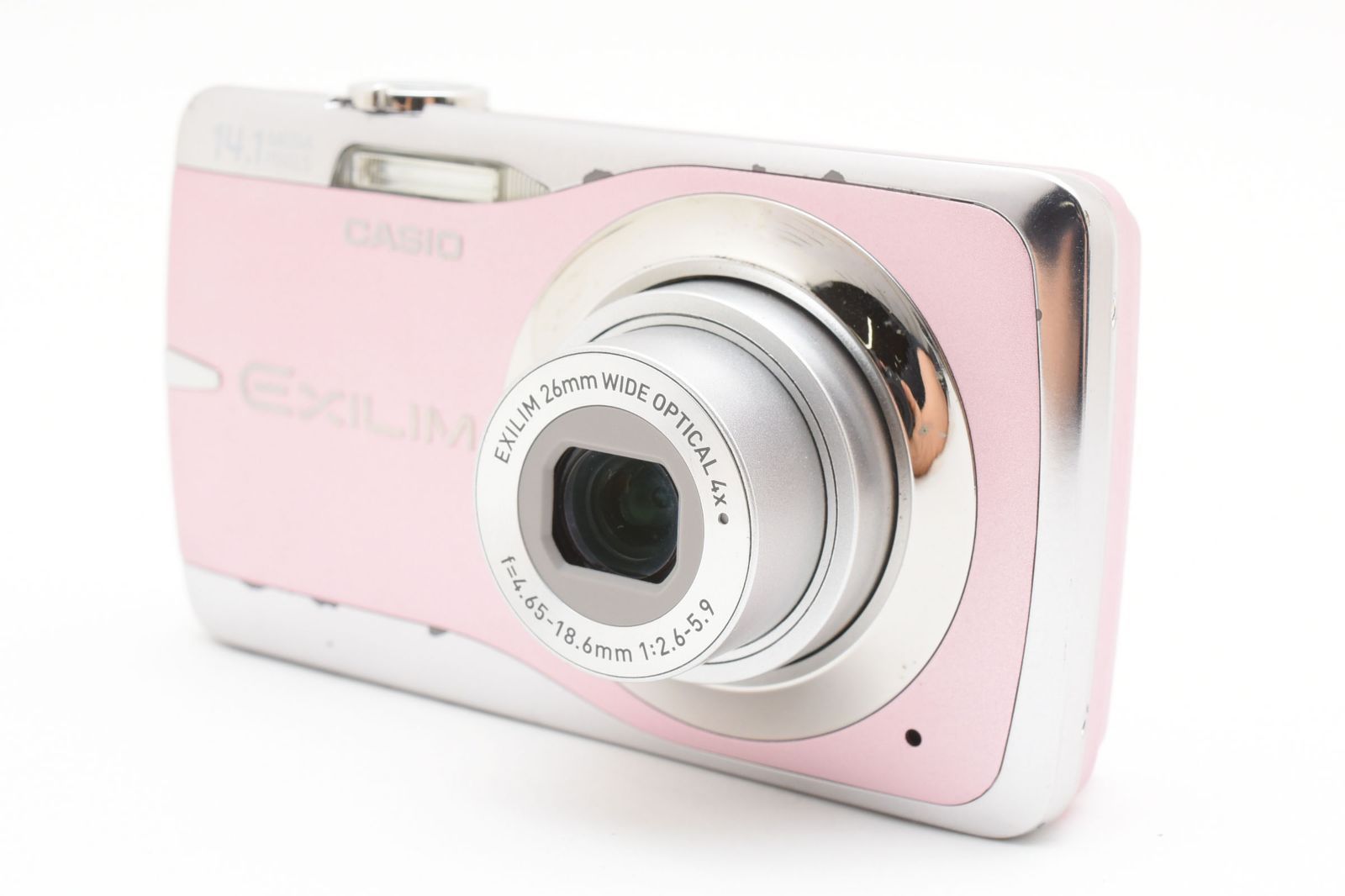 【返品保証】★良品★カシオ CASIO EXILIM EX-Z550 ピンク コンパクトデジタルカメラ★ L77#7749