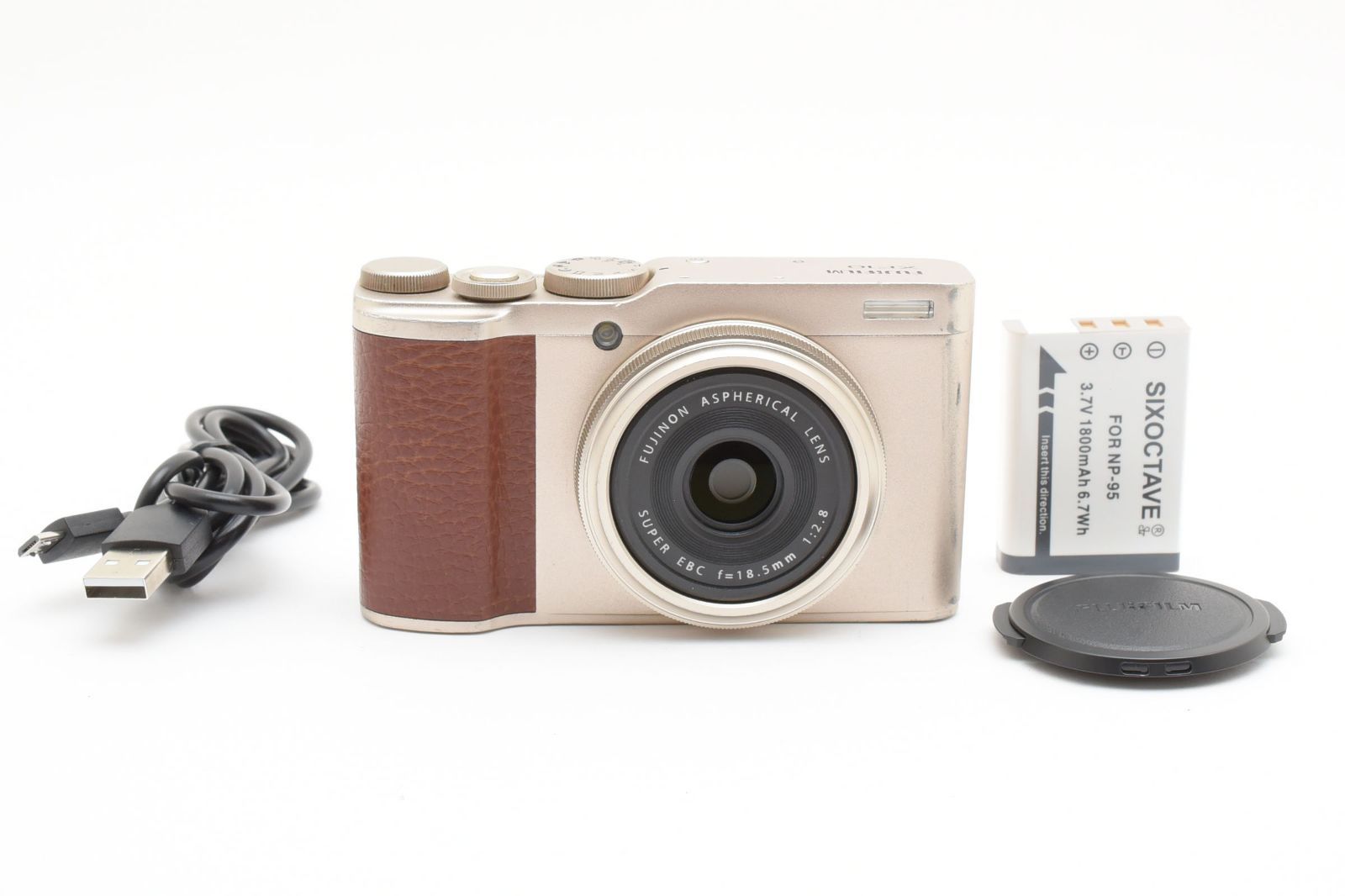【返品保証】★外観美品★フジフイルム FUJIFILM XF10 シャンパンゴールド コンパクトデジタルカメラ★ L798#8031
