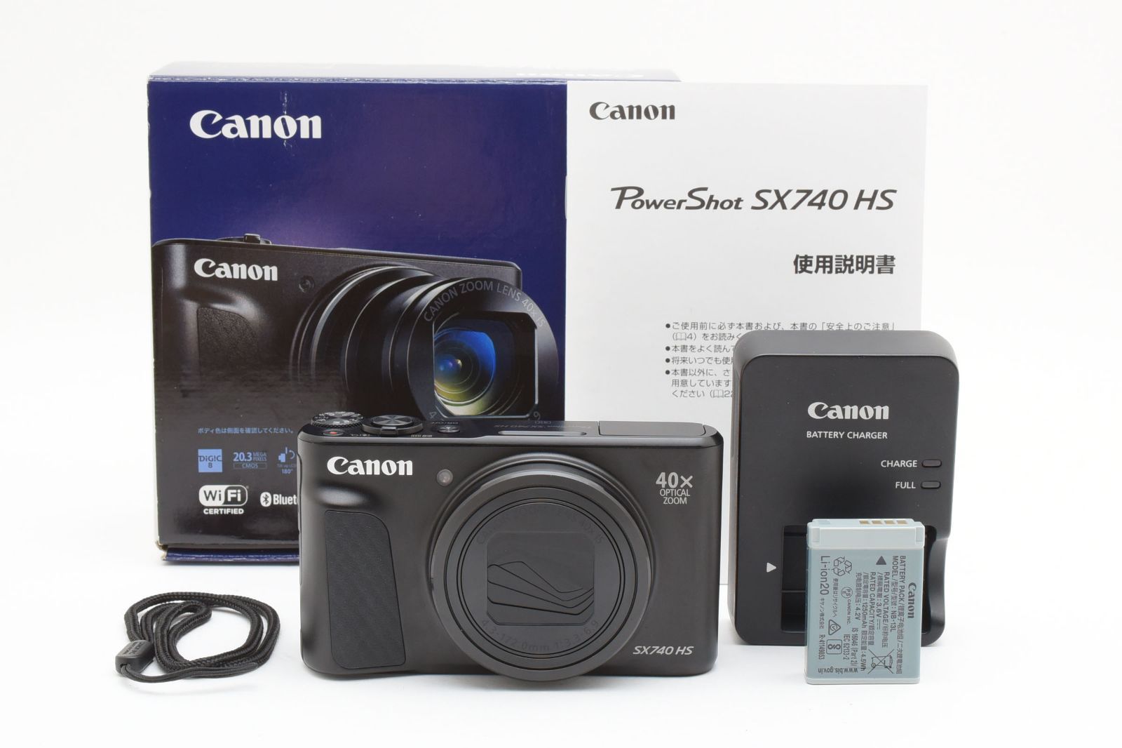 【返品保証】★極上品★キヤノン Canon PowerShot SX740 HS ブラック★ L728#8142 54,048円