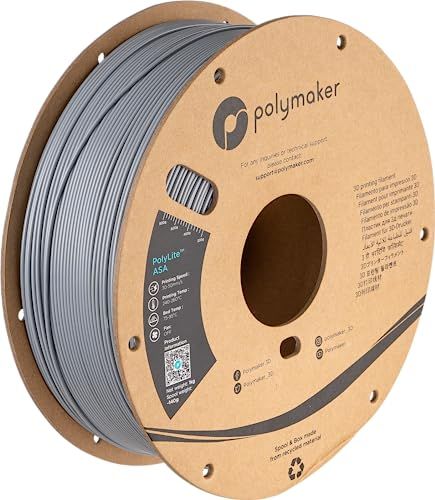 ポリメーカー(Polymaker) 3Dプリンター用高耐候性フィラメント PolyLite ASA 1.75 mm グレーma