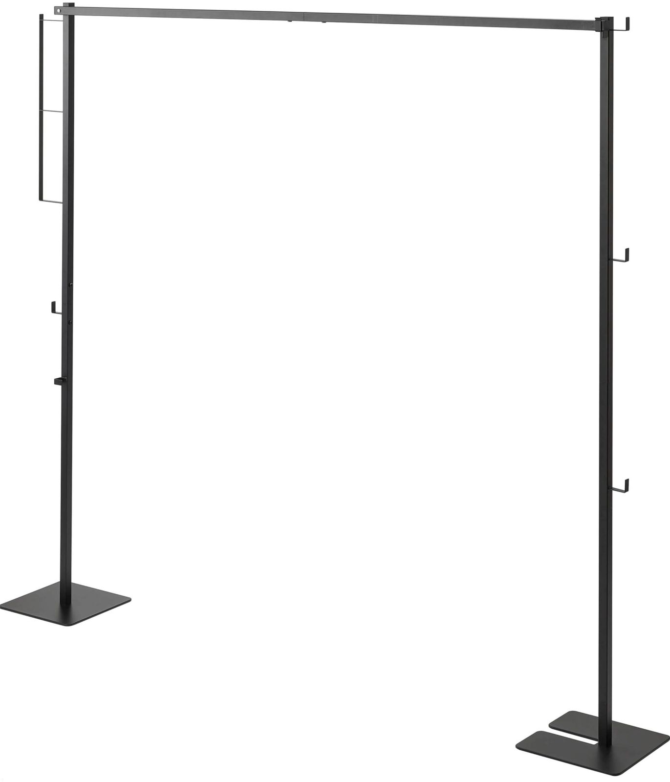 山崎実業(Yamazaki) 折り畳み 室内物干し ブラック 使用時：約W175×D25×H160cm タワー tower 洗濯物干し コンパクトに収納できる 組み立て簡単 6620ｍａ