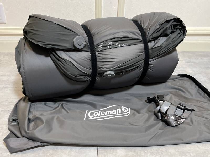 Coleman 4010022588 キャンパーインフレーターマットハイピーク テントマット グレー
