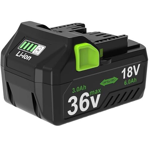 Boetpcr 互換 ハイコーキ 36v バッテリー BSL36A18 36v/3000mAh 18v/6000mA 1個 マルチボルト自動切替 日立工機 ハイコーキ バッテリー BSL36A18/BSL36B18/BSL36A18Bなどに互換可能 A+級ｍａ