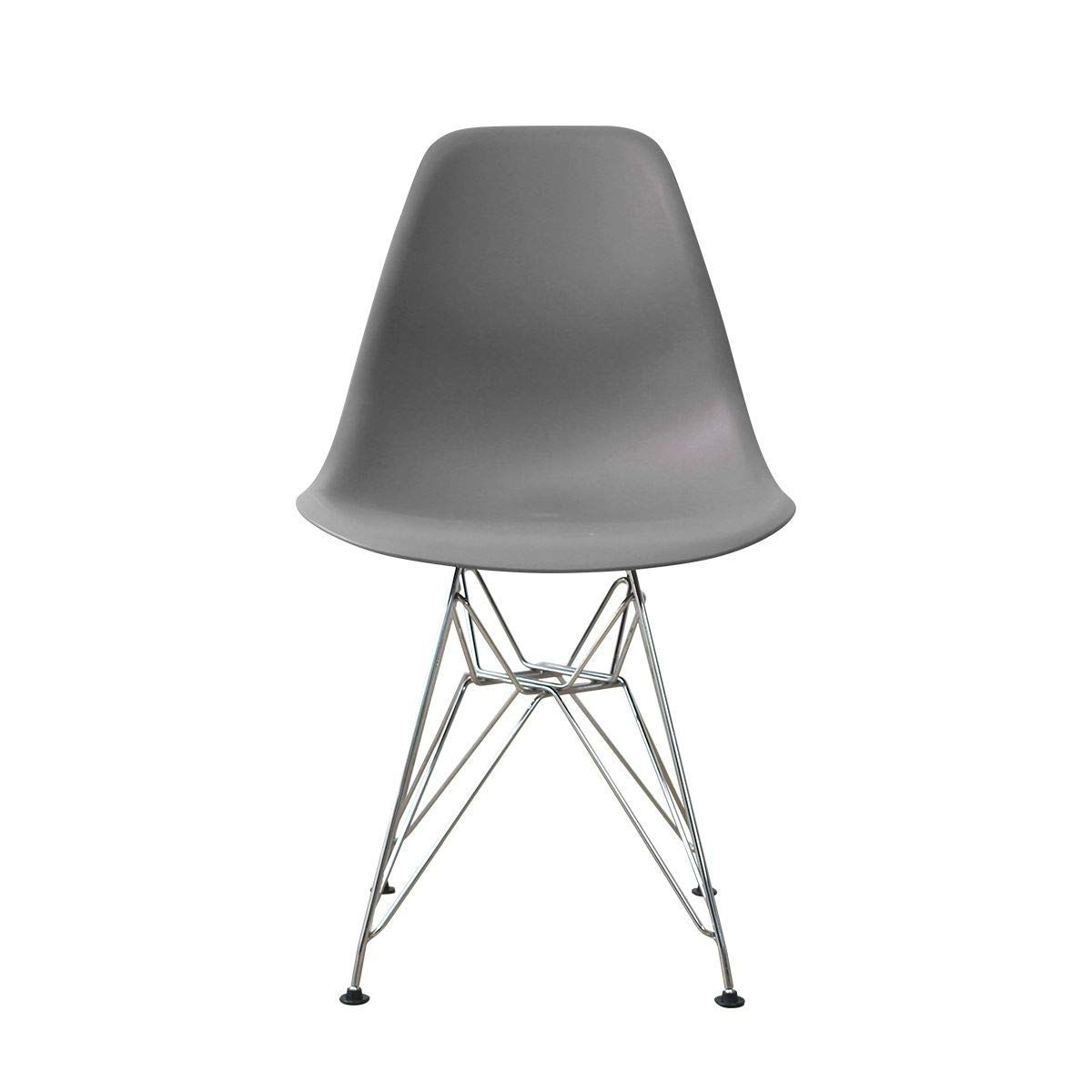 WEIMALL ダイニングチェア イームズチェア シェルチェア DSR スチール脚 リプロダクト Eames 韓国 勉強 会議椅子 椅子 北欧 おしゃれ カフェ風 1脚 (グレー) FGA001GYｍａ 7,363円