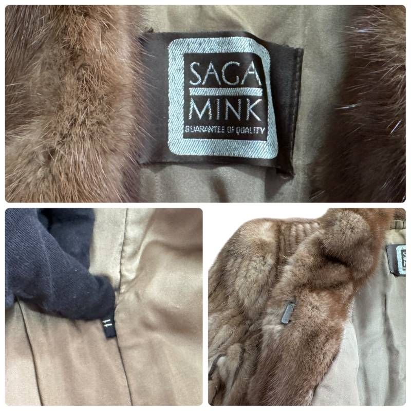 SAGA MINK サガミンク☆ミンクファーコート 毛皮コート レディース 11