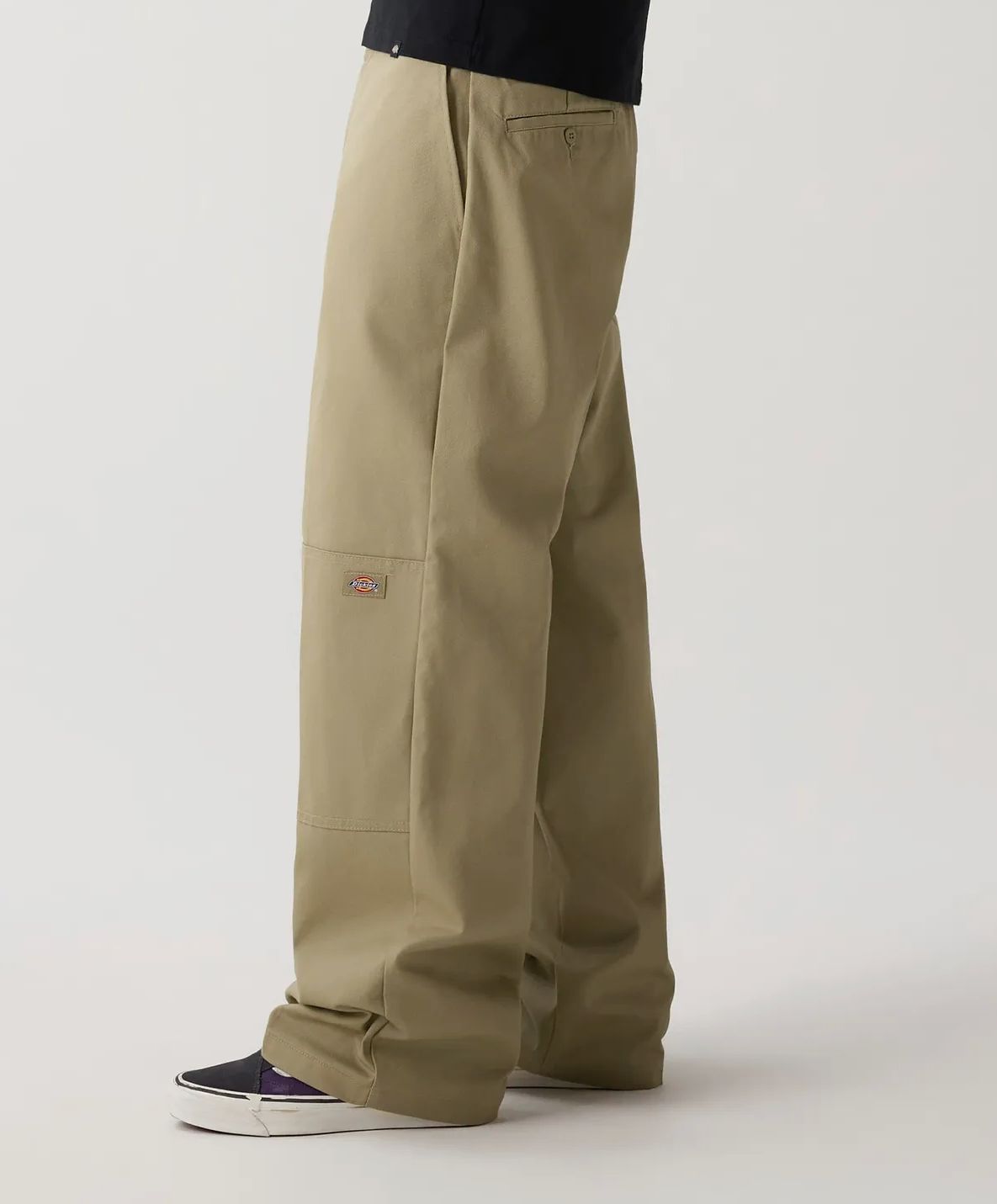ディッキーズ ダブルニー 85283 ルーズフィット ワークパンツ カーキ (新品)