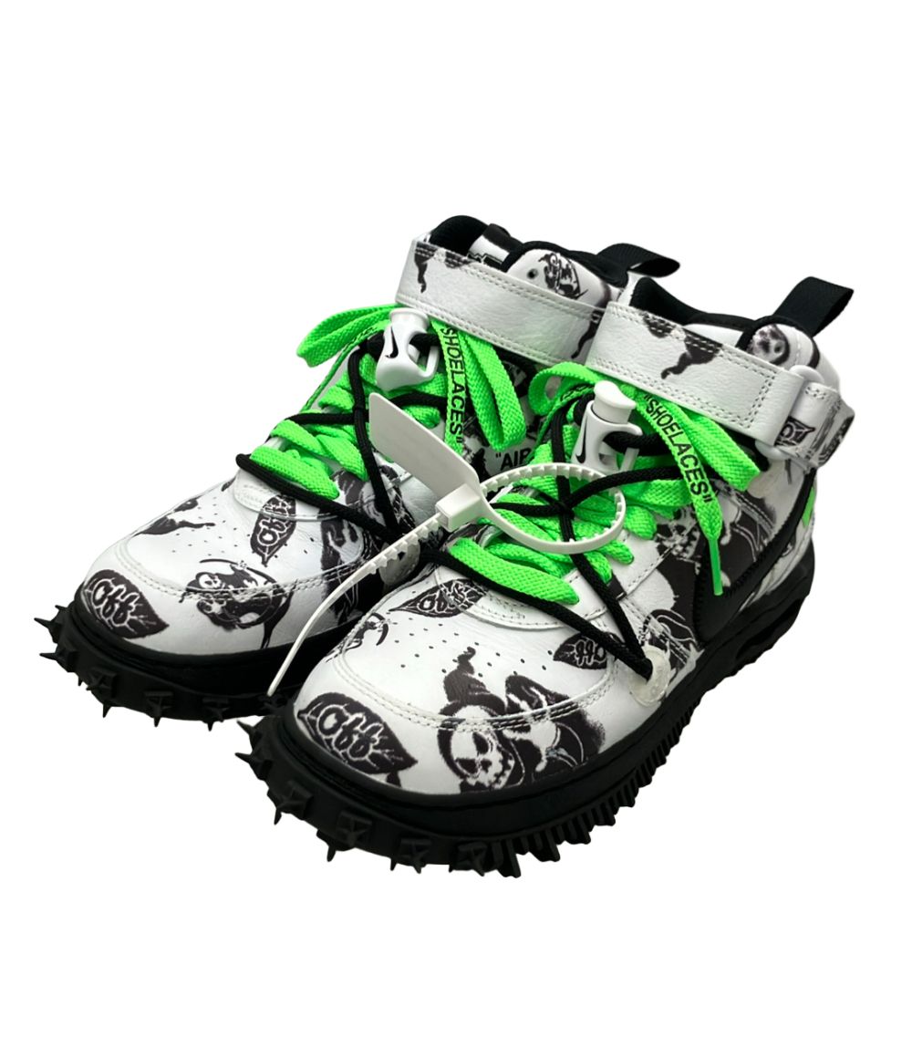ナイキ オフホワイト ハイカットスニーカー エアフォース1 ミッド DR0500-102 メンズ SIZE 25.0 NIKE OFF-WHITE