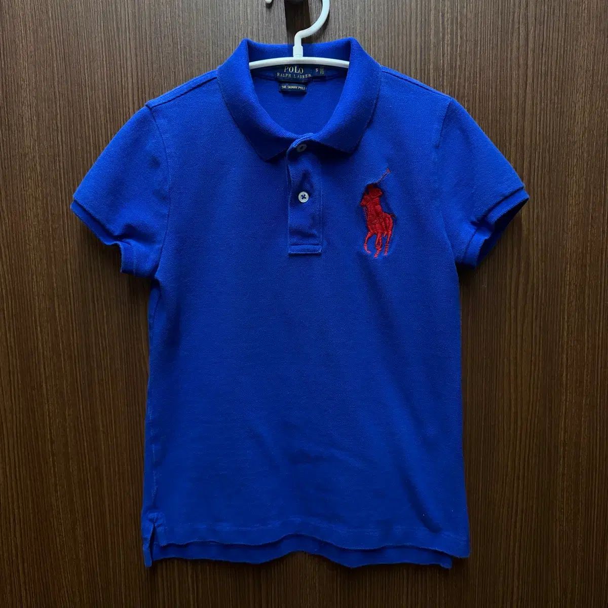 ポロ 最新ラベル ビックポニー 半袖 カラーTシャツ S (レディース)