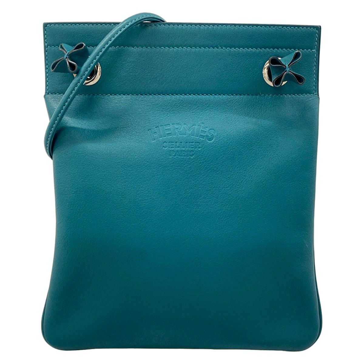 HERMES(エルメス) ショルダーバッグ アリーヌミニ ヴェールボスフォール シルバー金具