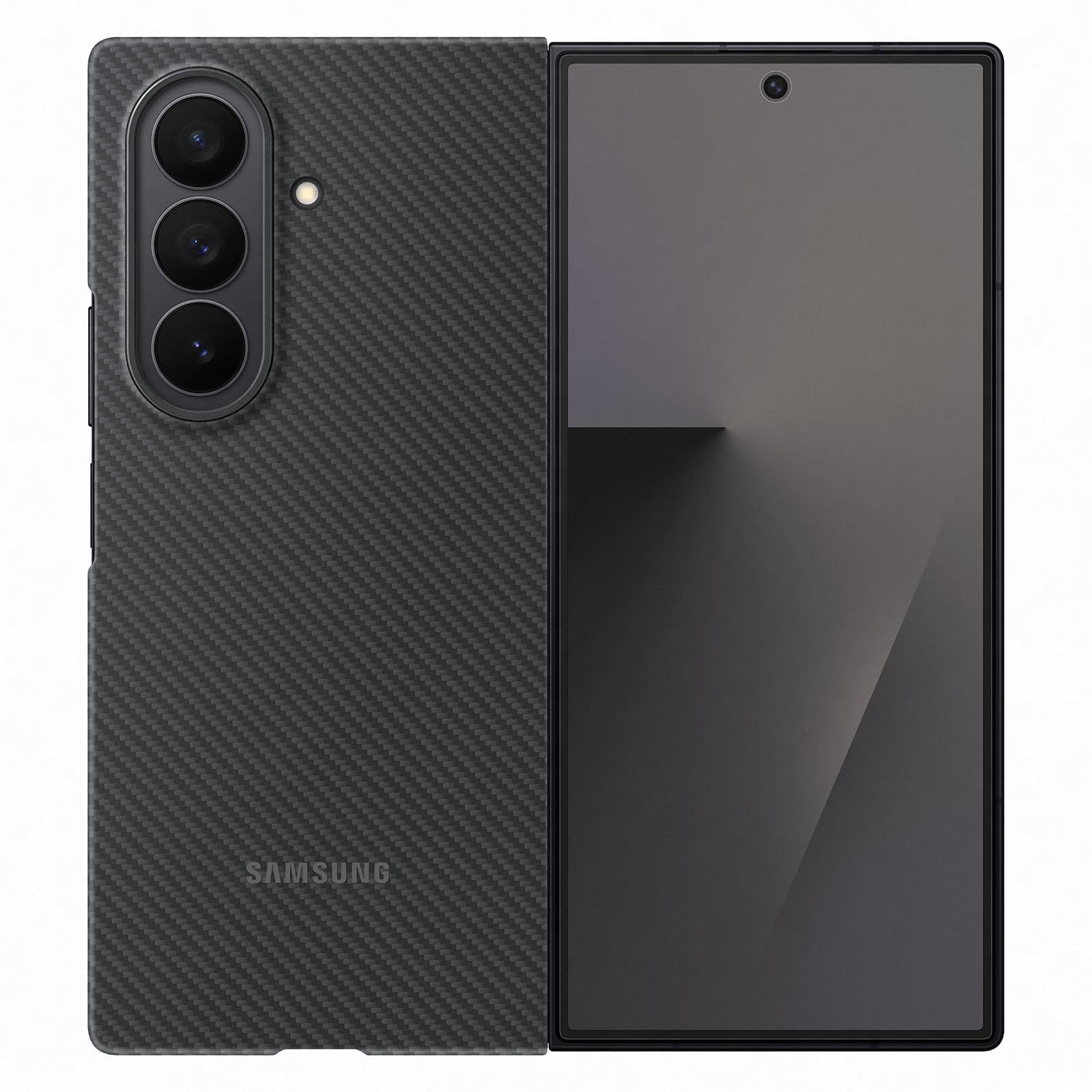 Samsung Galaxy Z Fold7 Carbon Shield Case｜ブラック｜スマホケース｜Samsung純正 国内正規品｜EF-XF966SBEGJP