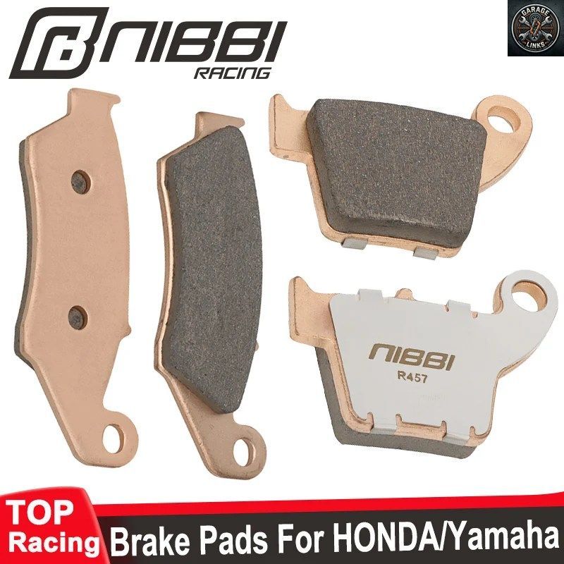 NIBBI フロント/リアブレーキパッドセット（HONDA CRE 250 F Enduro CR 250 R 2T CRF 250 F CRF 450 RWE SUZUKI RM-Z 250 Yamaha WR 450 F
