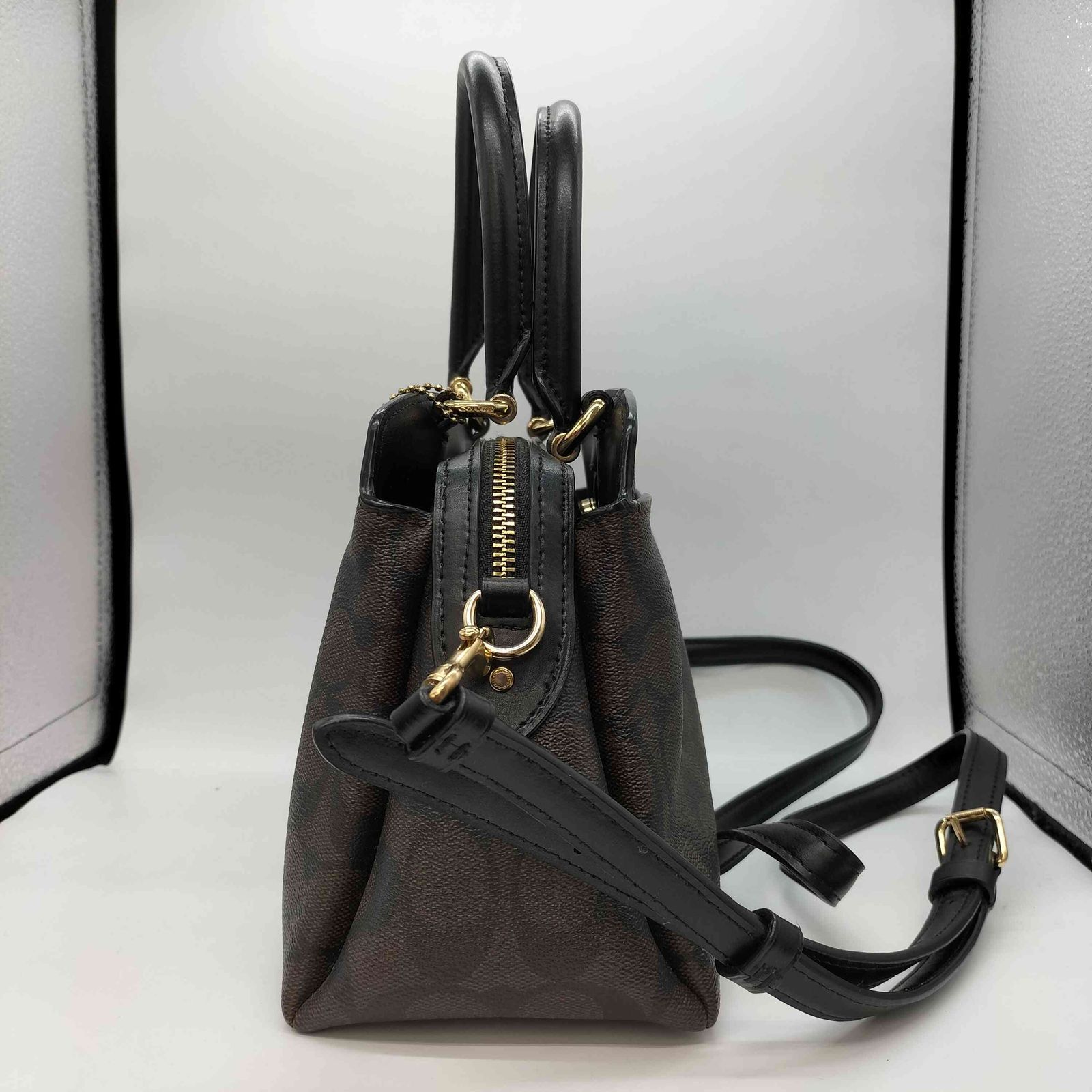 コーチ COACH ミニ リリー キャリーオール シグネチャー キャンバス