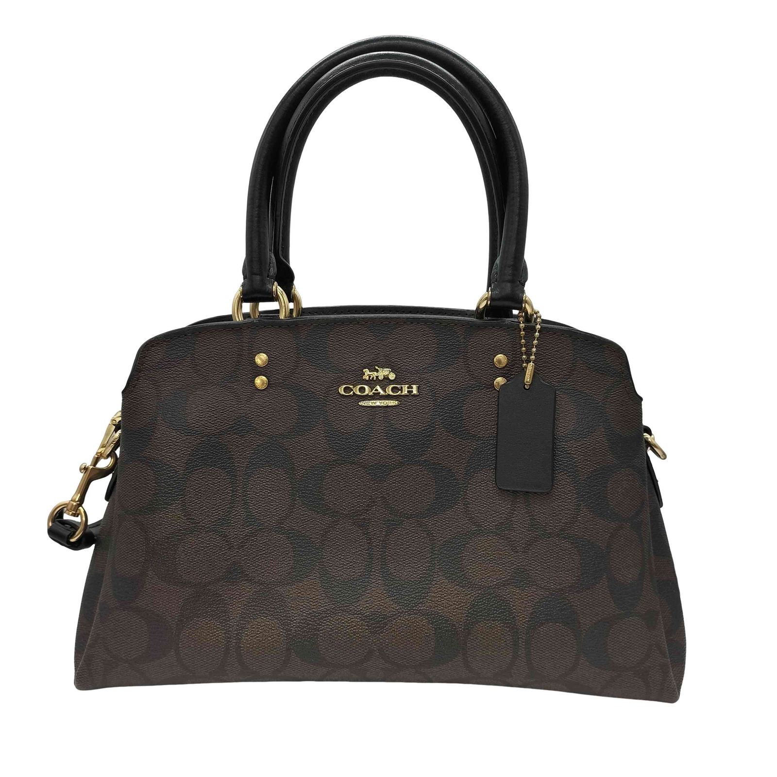コーチ COACH ミニ リリー キャリーオール シグネチャー キャンバス
