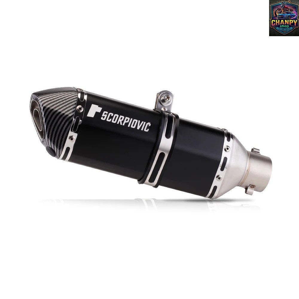 51mm エスケープ モトチューブ オートバイ用エキゾーストマフラー（DBキラー付き）370mm