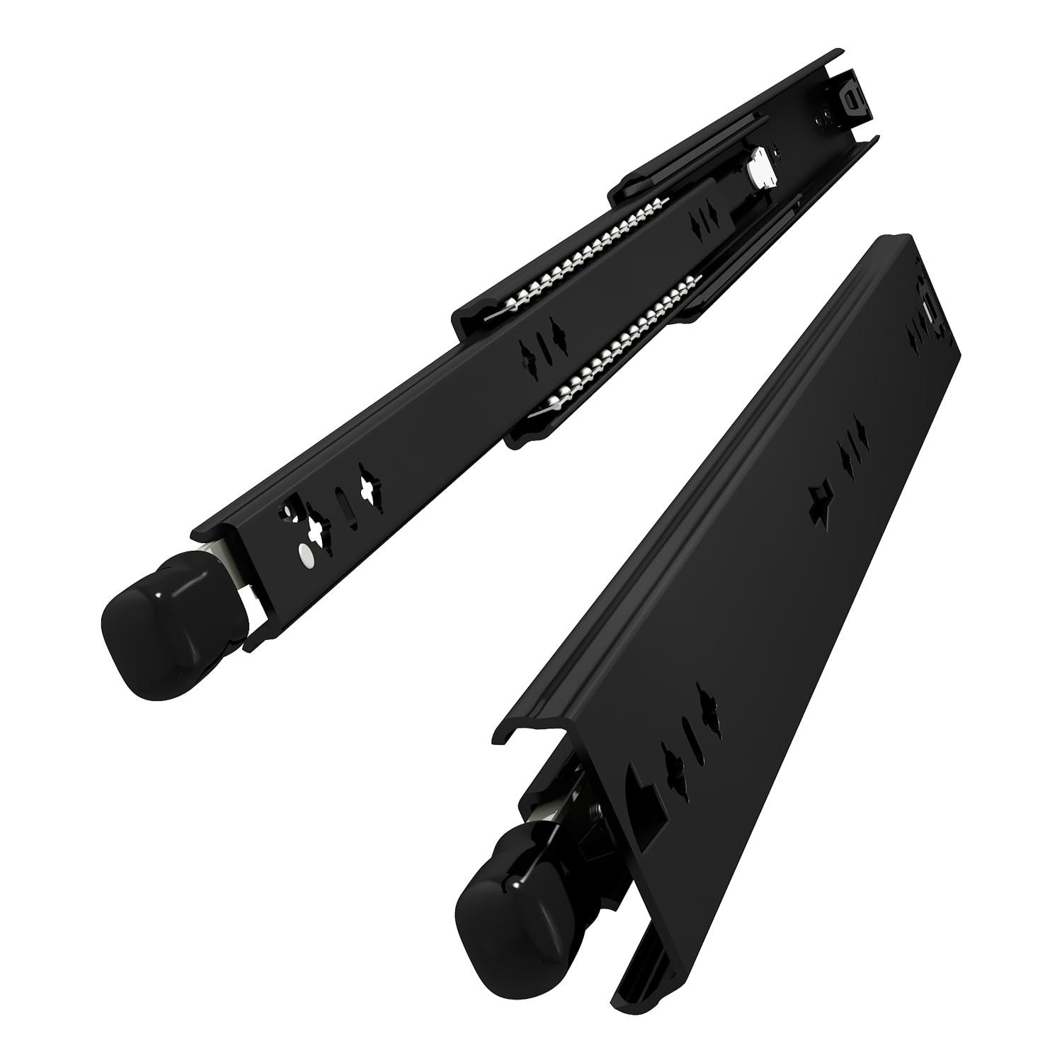 R★VADANIA ブラック ロック付き #D53 重量用スライドレール 900mm Heavy Duty引き出しスライド 工業用レール 左右1セット 8041b56a
