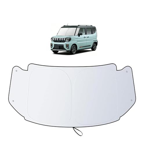 【RUIYA】26年全新改良 スズキ スペーシア スペーシアカスタム 3代目 MK54S MK94S 専用 サンシェード 車 フロント 断熱シート 遮光シート スペーシア フロントガラスカバー 日除け 紫外線 UVカット 日差しカット 遮光 57d71e81
