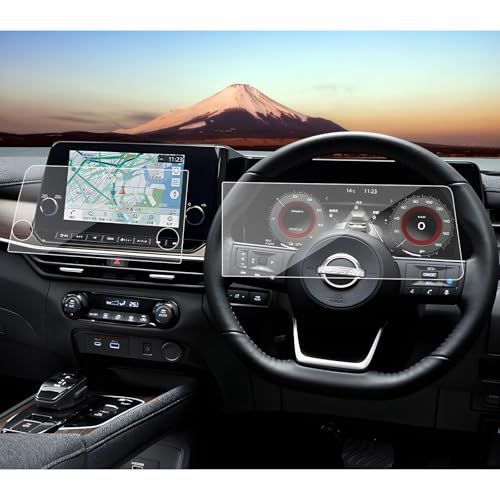 SXCY 日産オーラ ニスモ 専用 カーナビ フィルム 日産ノート カーフィルム 汚れ 指紋 傷防止 ナビ 保護フィルム 日産ノート オーラ E13 アクセサリー パーツ 極薄 高感度タッチ 貼付簡単″mn 527e6837