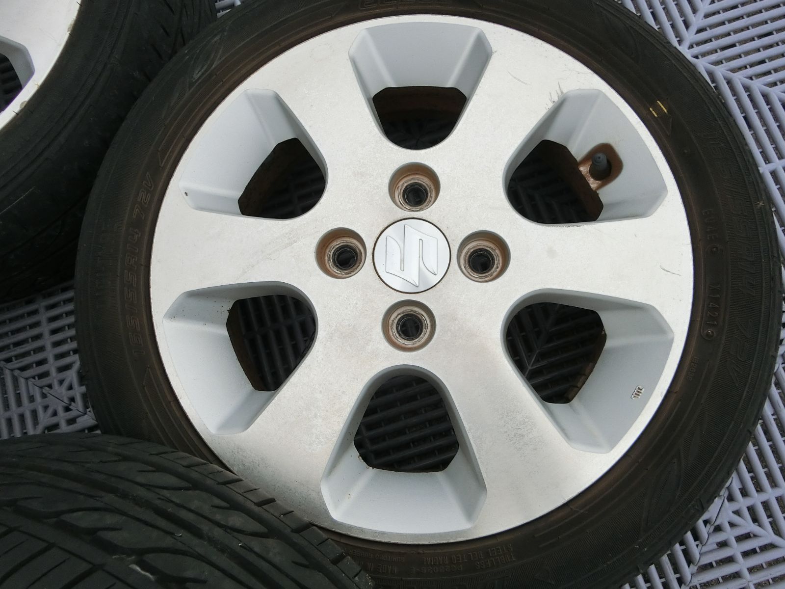 1015] 送料無料 スズキ純正 14インチ アルミホイール 14×4.5J +50