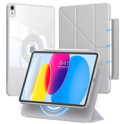 iPad A16 ケース 第11世代/第10世代 10.9インチ 専用カバー(2022/2025) iPad 11世代 ケース ペン収納 縦置&横置き対応 マルチアングル スタンド 着脱式マグネットカバー 耐衝撃 全方位保護ｍａ