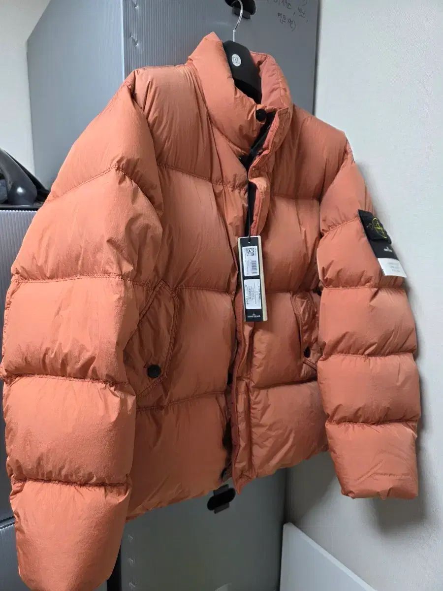 XL ストーンアイランド 24FW クリンクルレップス オレンジ ダウン