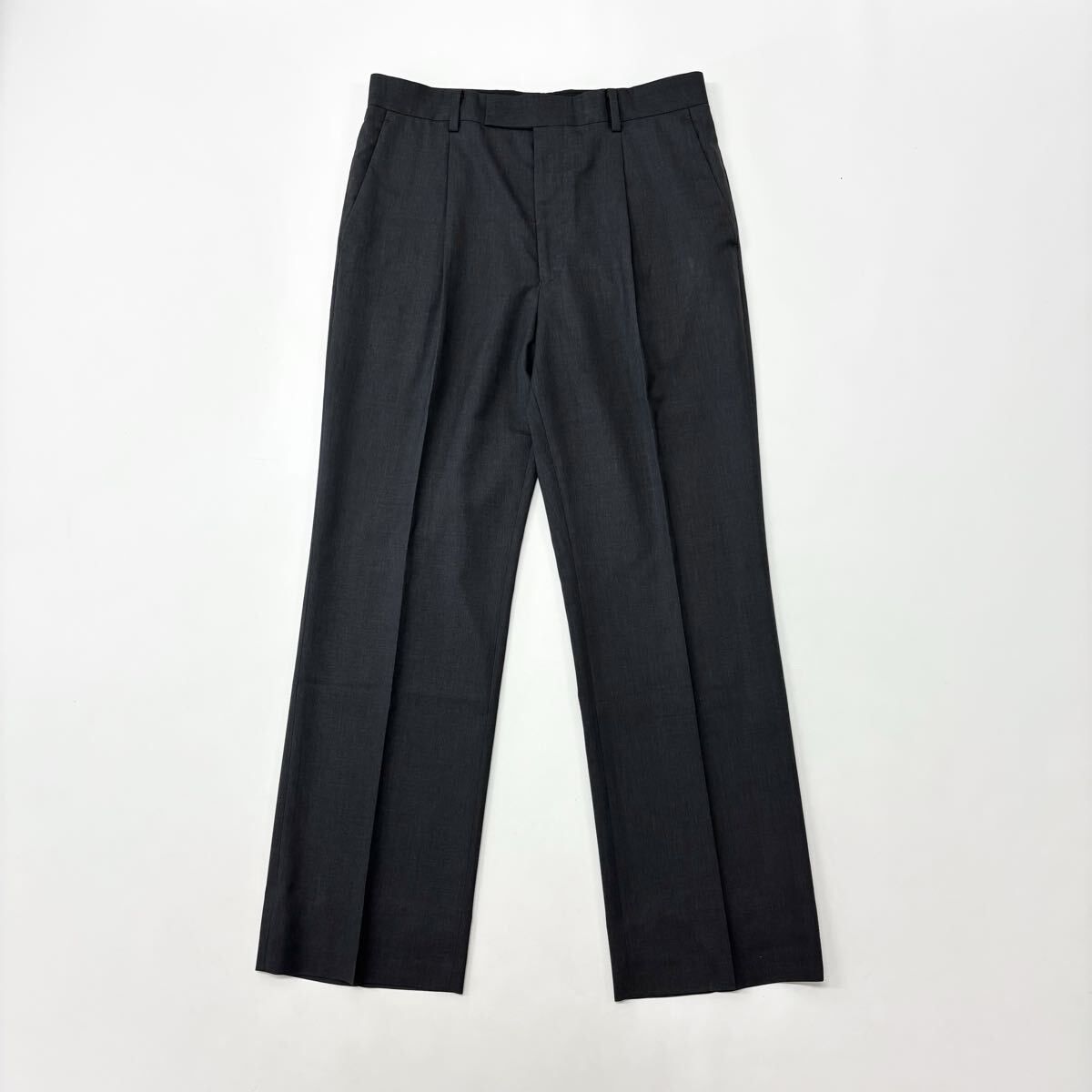 AURALEE オーラリー TROPICAL WOOL SLACKS A22SP02WT トロピカル ウール スラックス パンツ 日本製 チャコール 系 サイズ 4 806-0100