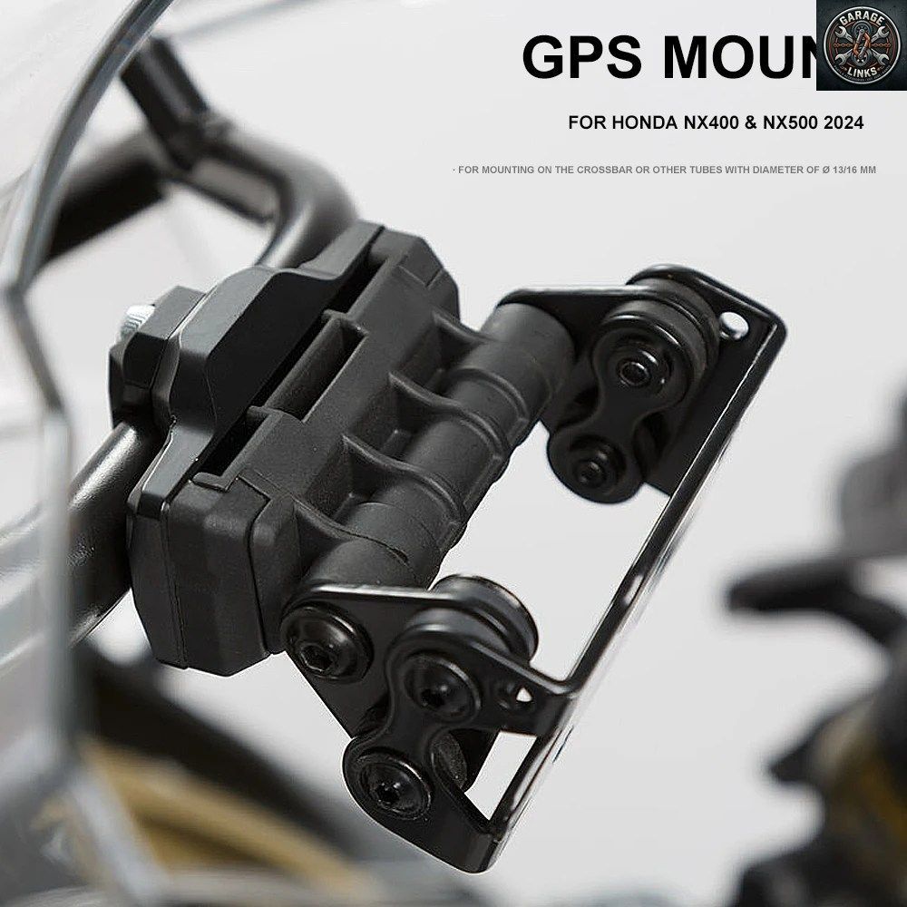 ホンダ NX 500 NX500 nx 400 NX400 2024 バイクアクセサリー 金属製 13/16mm ロッド GPS ナビゲーション マウント ブラケット 電話ホルダー