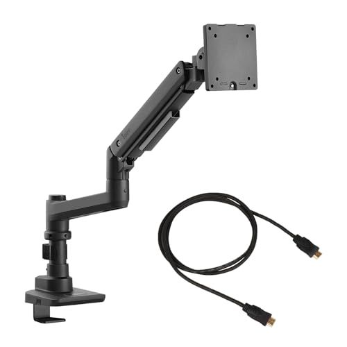 17?49型 耐荷重2?20kg iggy（イギー）快適ワークのモニターアーム LS112 ブラックｍａ