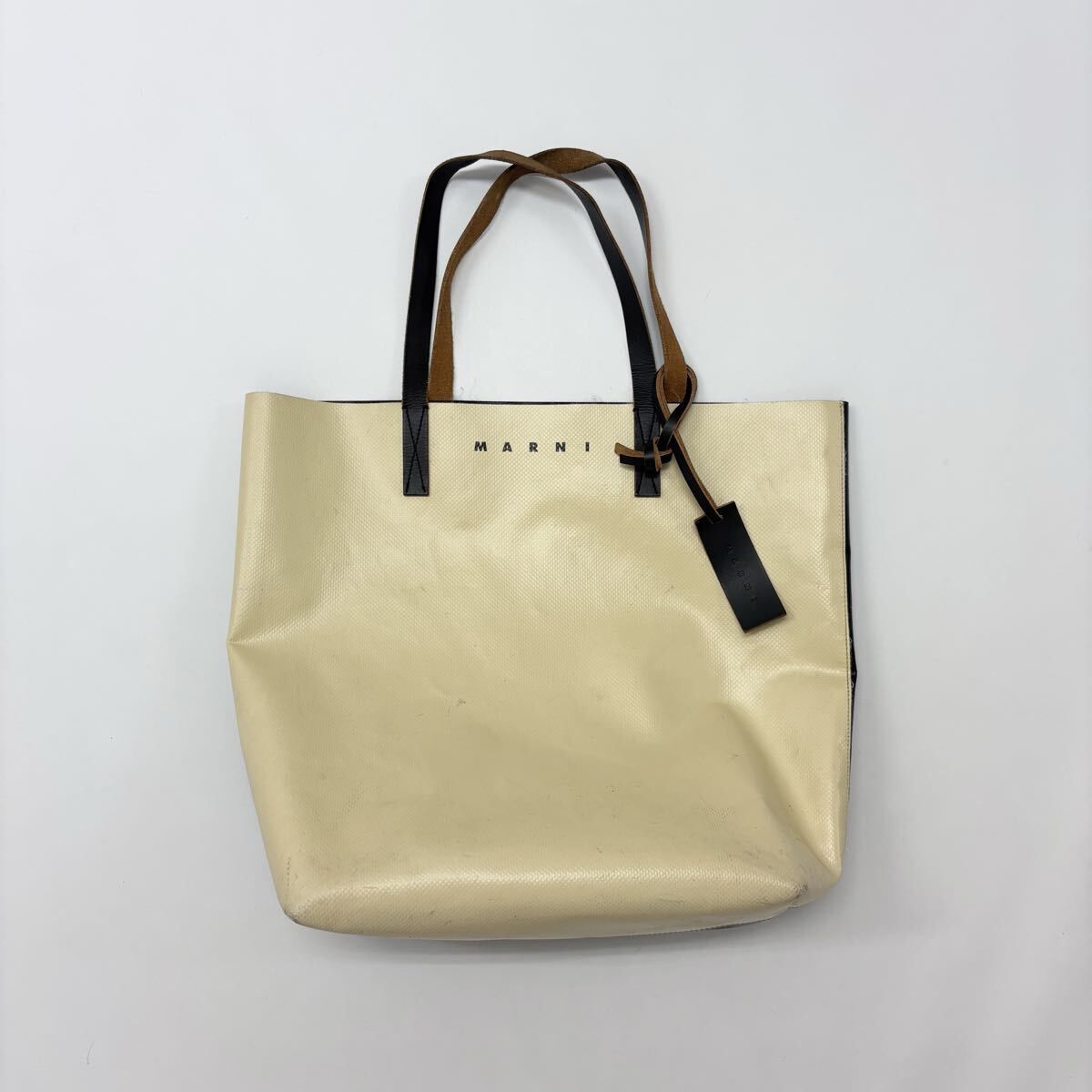 19aw 2019 定番 MARNI マルニ PVC TRIBECA TOTE BAG トライベッカ トート バッグ 806-0040