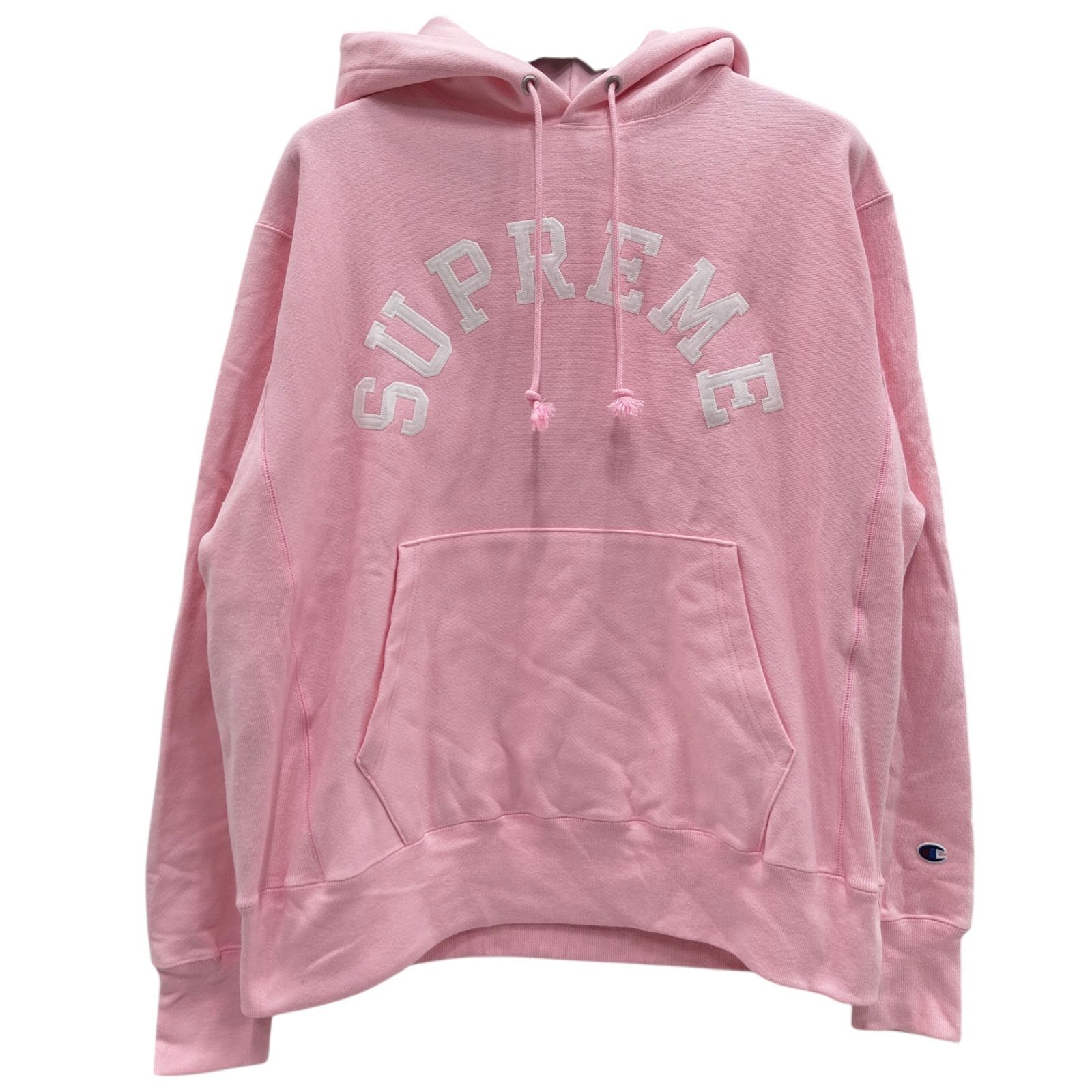 美品 シュプリーム ✕ チャンピオンフーディー スウェットシャツ Lサイズ Supreme ✕ Champion Hooded Sweatshirt 