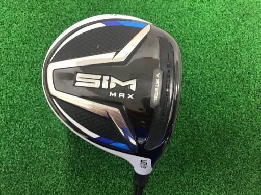 【中古】 テーラーメイド SIM MAX 5W フェアウェイウッド FW TENSEI BLUE TM50(FW) (フレックスSR) メンズ 男性用 右利き 右用 Cランク ゴルフクラブ