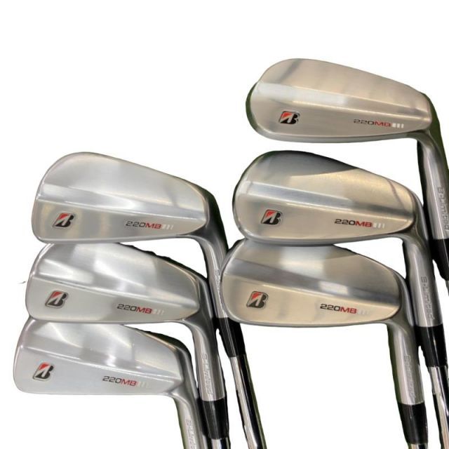 【中古】 ブリヂストン BRIDGESTONE B-Limited 220MB 6S アイアンセット IR 純正特注シャフト (フレックスS) メンズ 男性用 右利き 右用 Cランク ゴルフクラブ