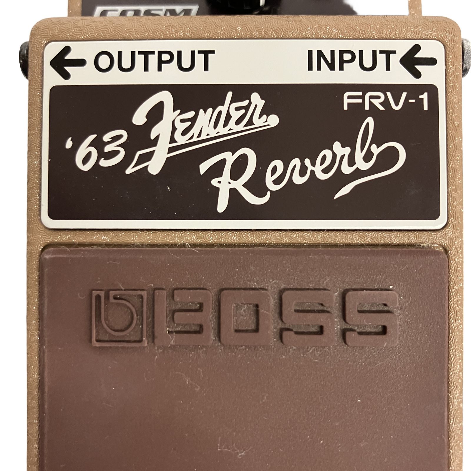 BOSS ボス 63 Fender Reverb FRV-1 リバーブ エフェクター オーディオ 音響機器 中古 T11330160