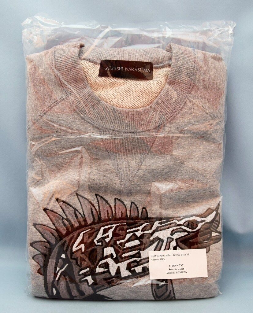 KinKi Kids ATSUSHI NAKASIMA ENDRECHERIコラボ 堂本剛ENDRECHERI ラブランスウェット *グレー×刺繍グレー 48(M)
