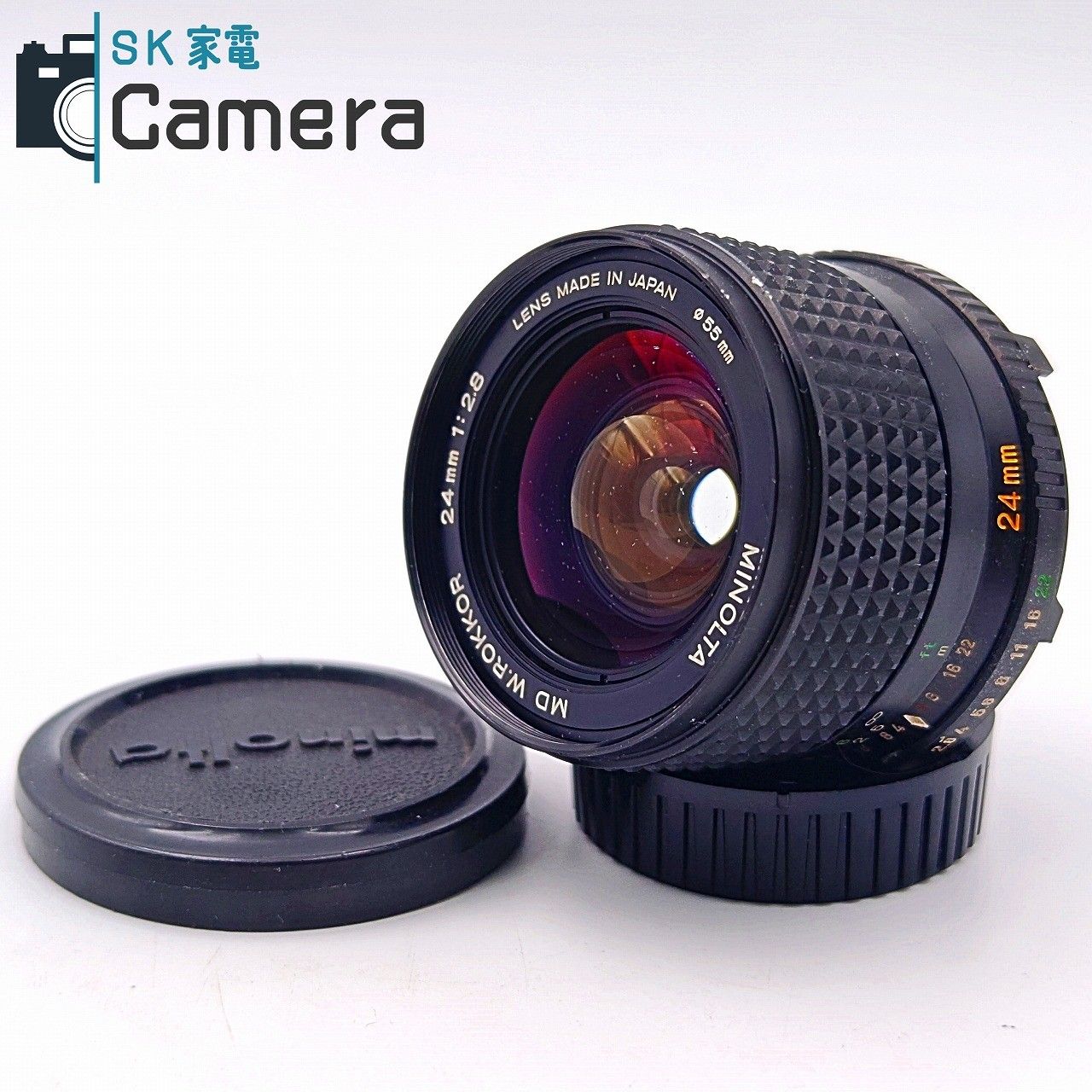 【中古】 MINOLTA MD W.ROKKOR 24ｍｍ F2.8 ミノルタ
