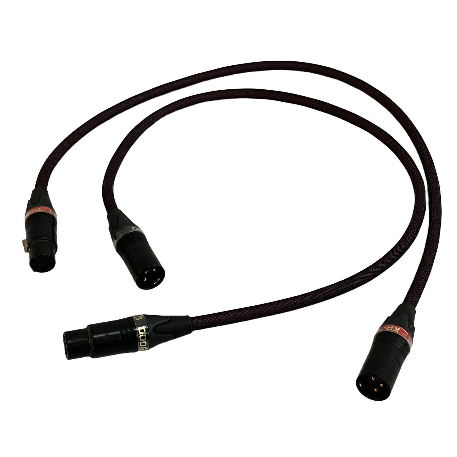SAEC XR-1000 XLRケーブル 長さ0.7m 2本セット サエク オーディオ機器 音響機材 中古 C11329867