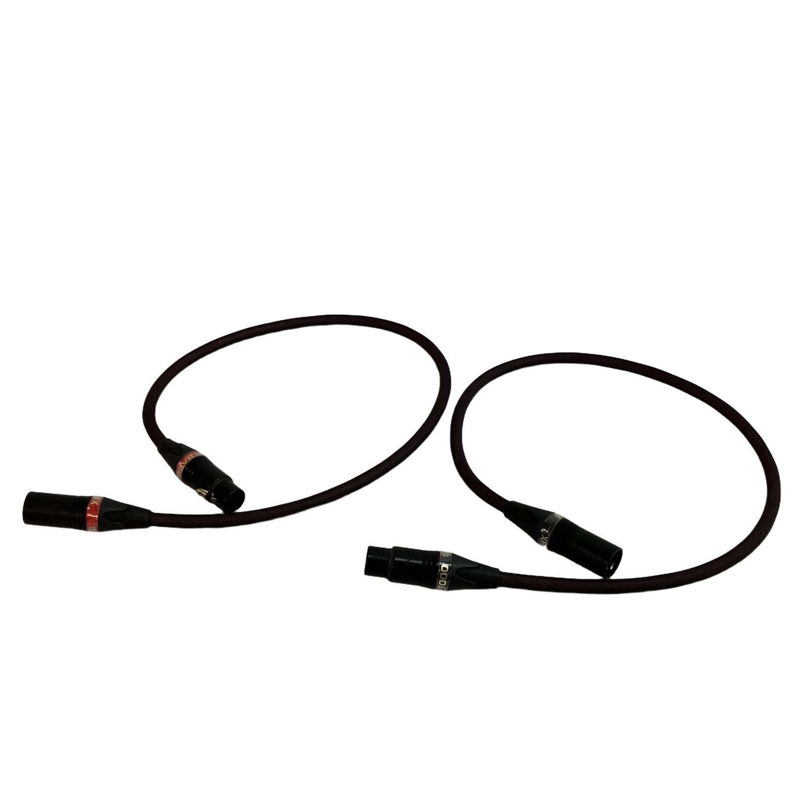 SAEC XR-1000 XLRケーブル 長さ0.7m 2本セット サエク オーディオ機器 音響機材 中古 C11329867