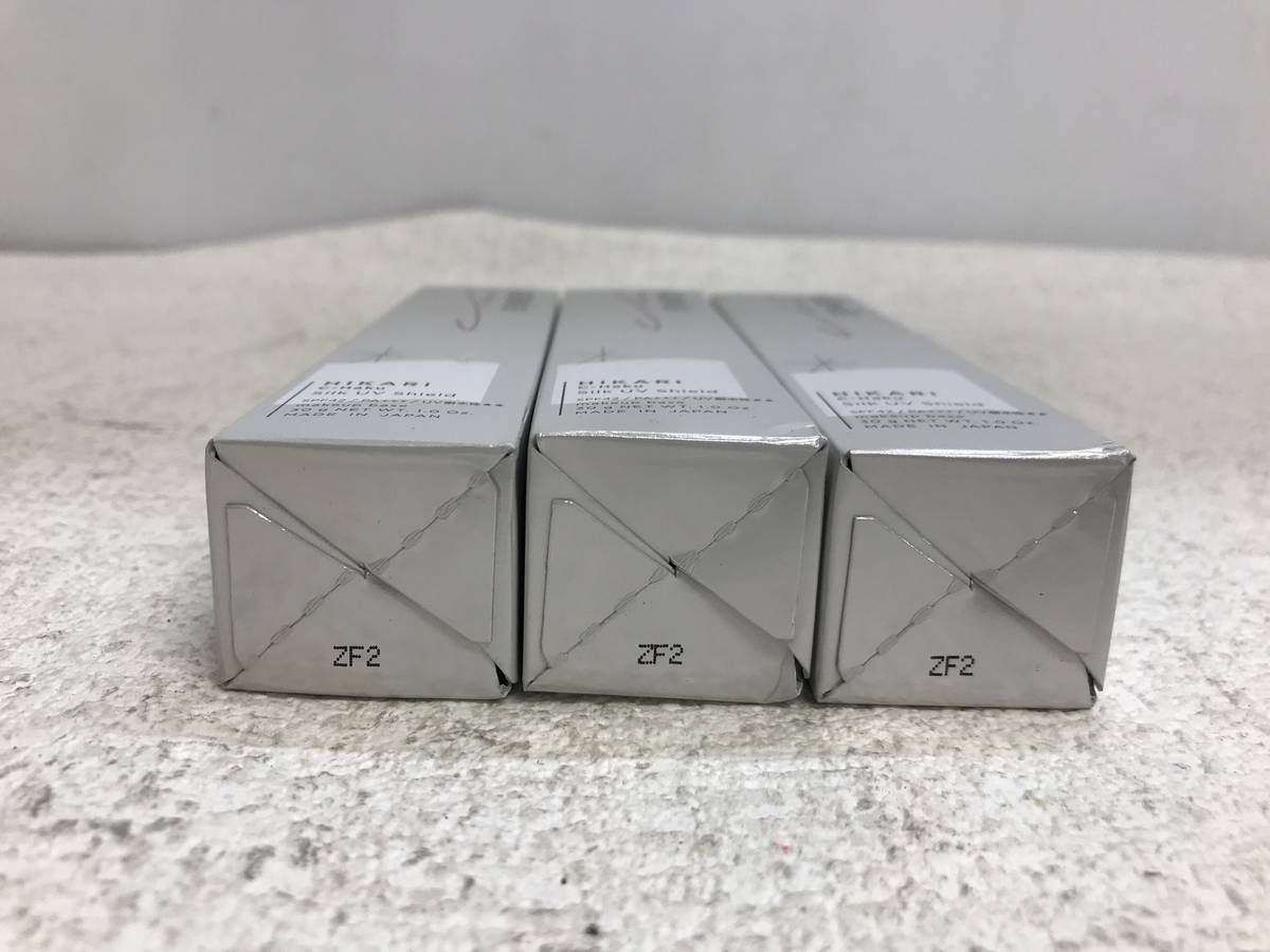 ★未開封★ 日焼け止め化粧下地 GENiS ジェニス C-HAKU Silk UV Shield 30g ×3点 WZN202312相