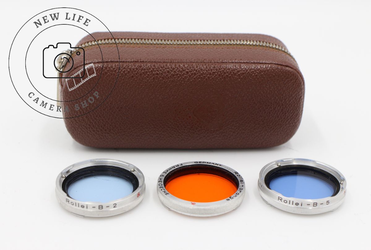極上品☆Rollei ローライ フィルター３種 B-2 B-5 Orange オレンジ ###10775