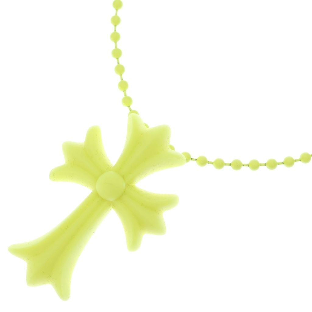 CHROME HEARTS (クロムハーツ) RUBBER CH CRS SML スモールCHクロス ラバーネックレス シリコン BCA306