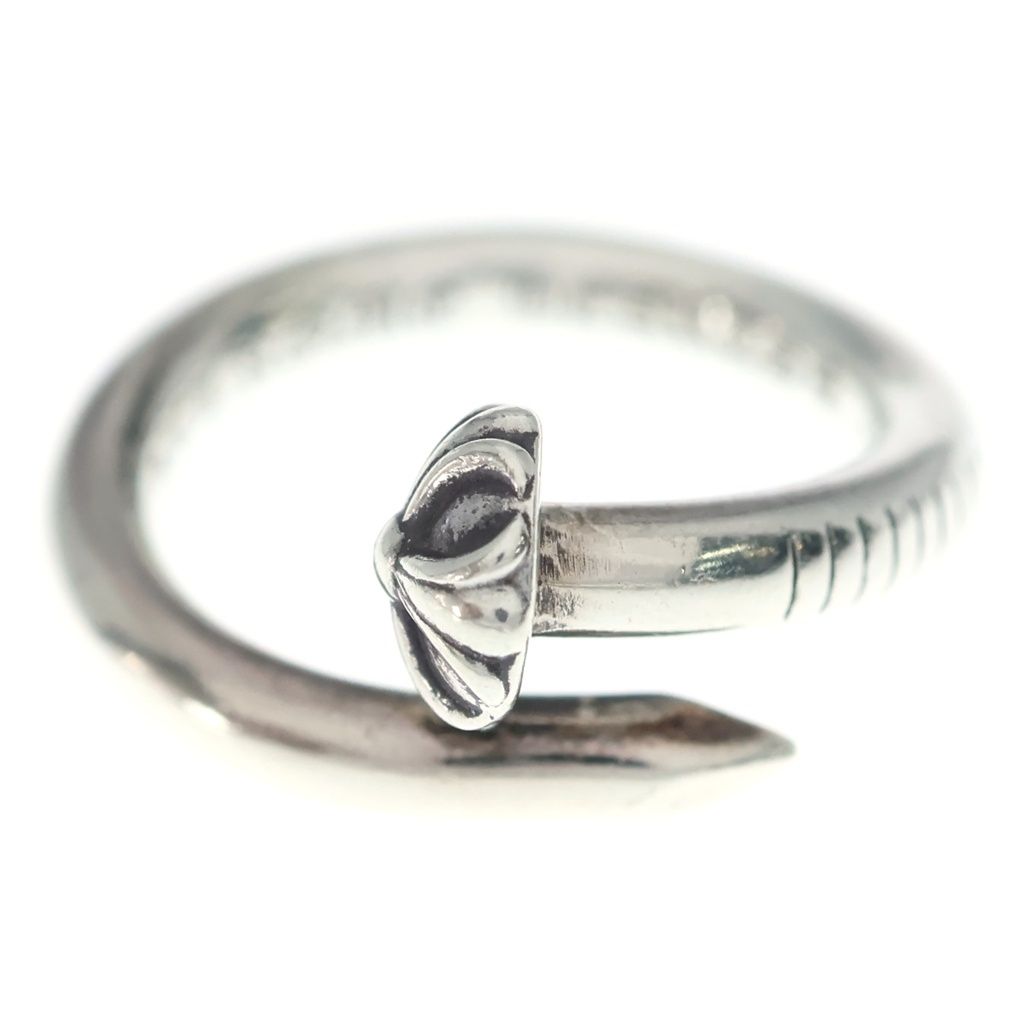 CHROME HEARTS (クロムハーツ) NAIL CRSBALL ネイル クロスボール リング シルバー BCA349