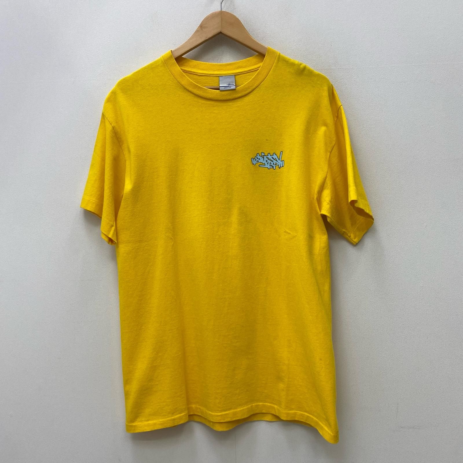 【加古川店】 中古 STUSSY | ステューシー 半袖Tシャツ ラジカセ ブレイクダンス イエロー サイズ:L 【103】