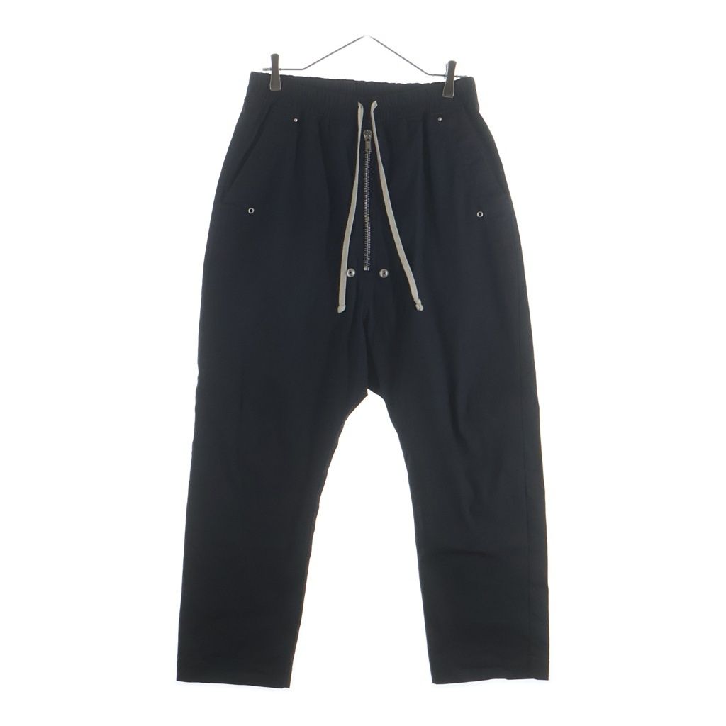 Rick Owens (リックオウエンス) 25AW BELA PANTS ドローコード ジップフライ ベラパンツ ブラック RU02E1361-TE