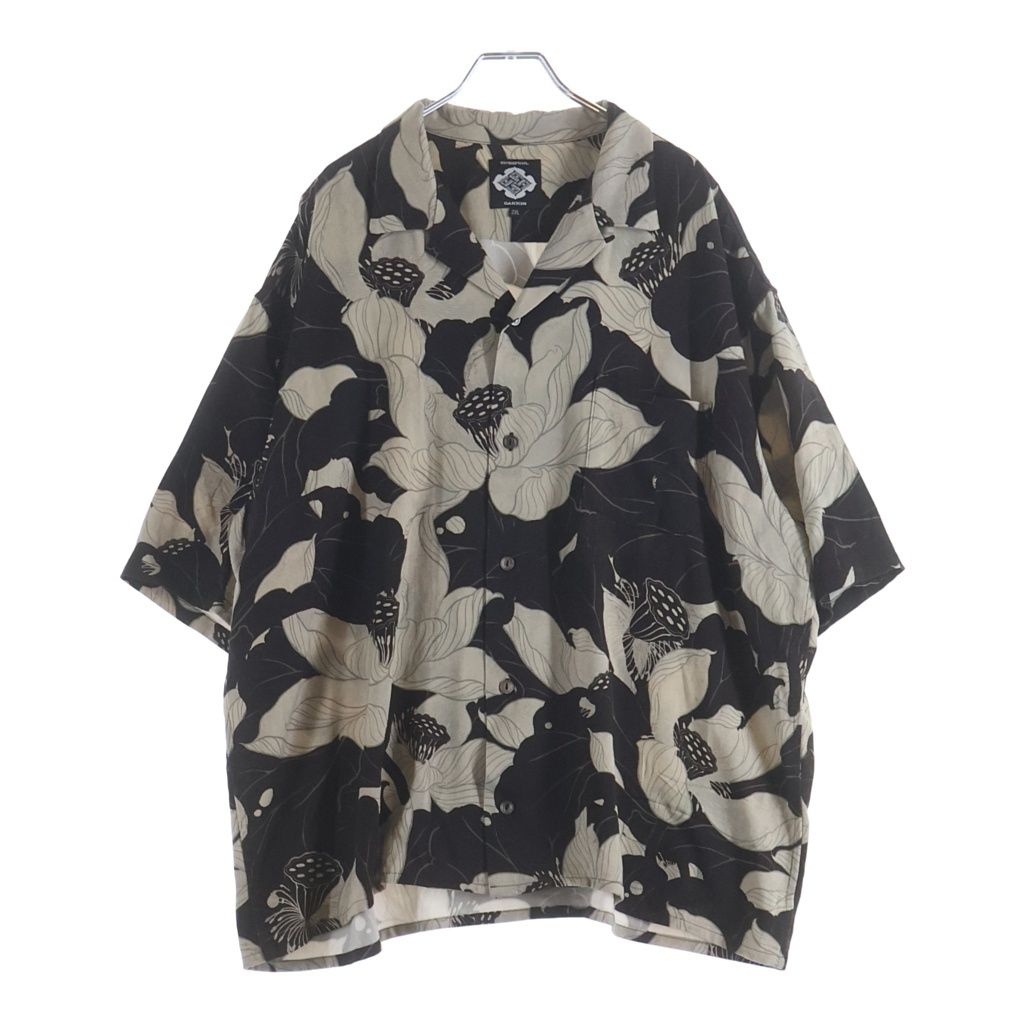 BUDSPOOL (バッズプール) × Gakkin HAWAIAN SHIRT ガッキン 総柄レーヨン 半袖シャツ ブラウン 21,539円