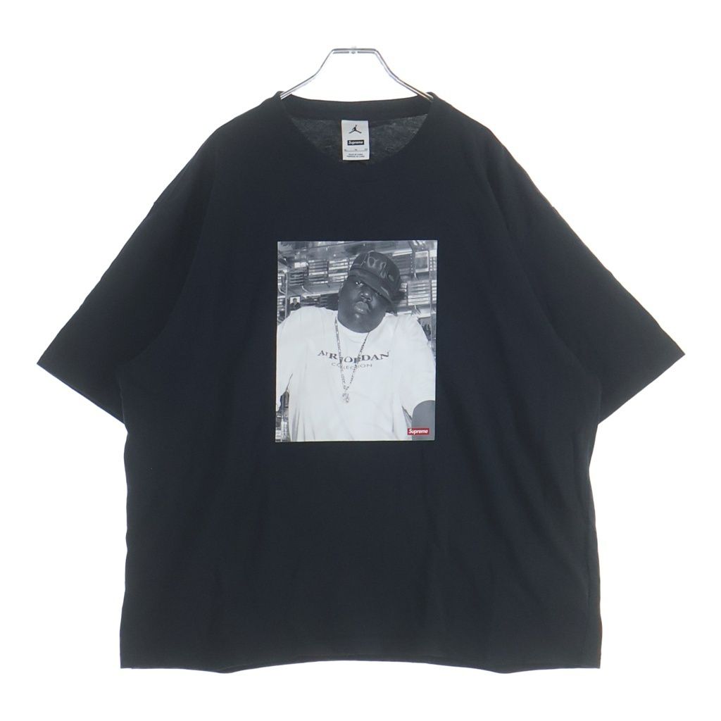 SUPREME (シュプリーム) 24AW Jordan Biggie S/S Top ジョーダン ビギー クルーネック 半袖Tシャツ カットソー ブラック HJ8385-010