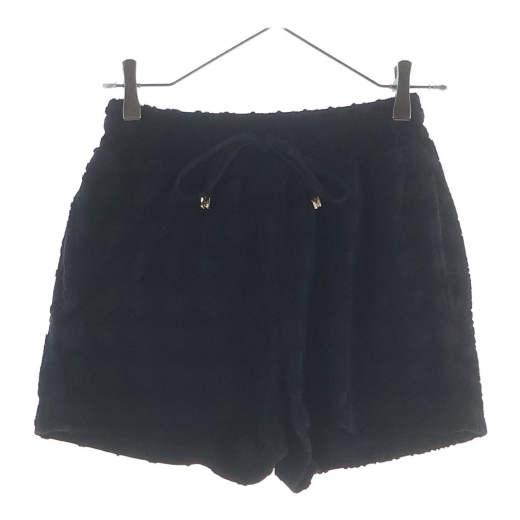 AMIRI (アミリ) MA QUAD タオリング ドローストリング ショートパンツ ショーツ ブラック レディース AWJYSH1014