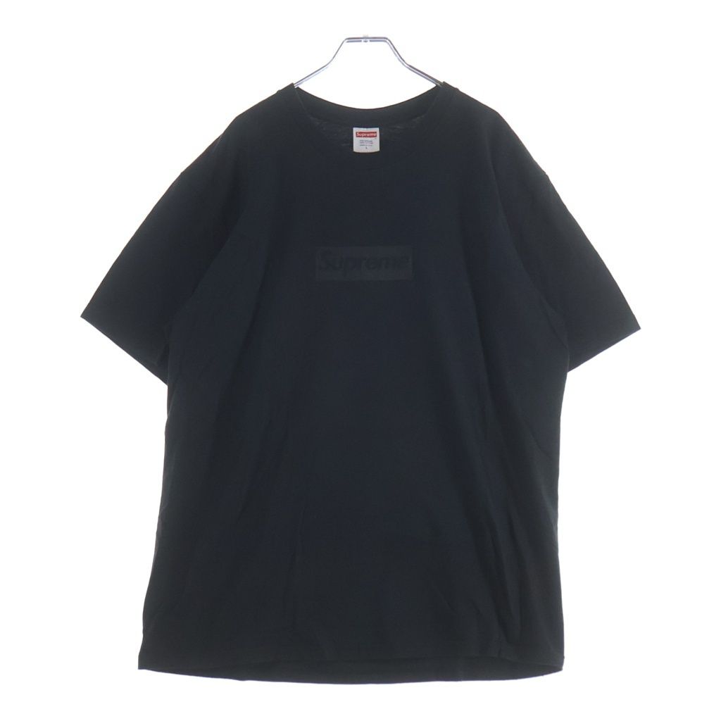 SUPREME (シュプリーム) 23SS Tonal Box Logo Tee トーナル ボックスロゴ クルーネック 半袖Tシャツ カットソー ブラック