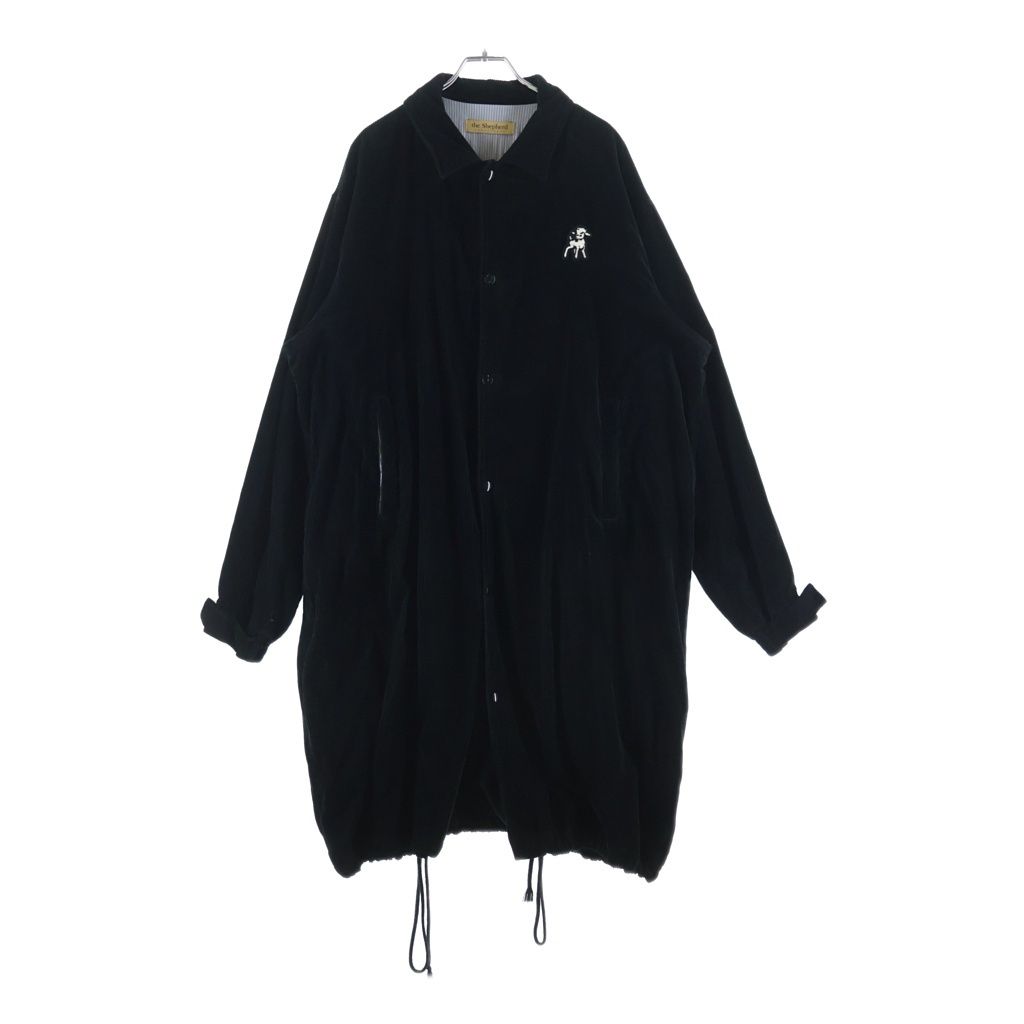 UNDERCOVER (アンダーカバー) 20AW The Shepherd USZ4301 コーデュロイ裏FL ロングコート チャコール アウター ブラック