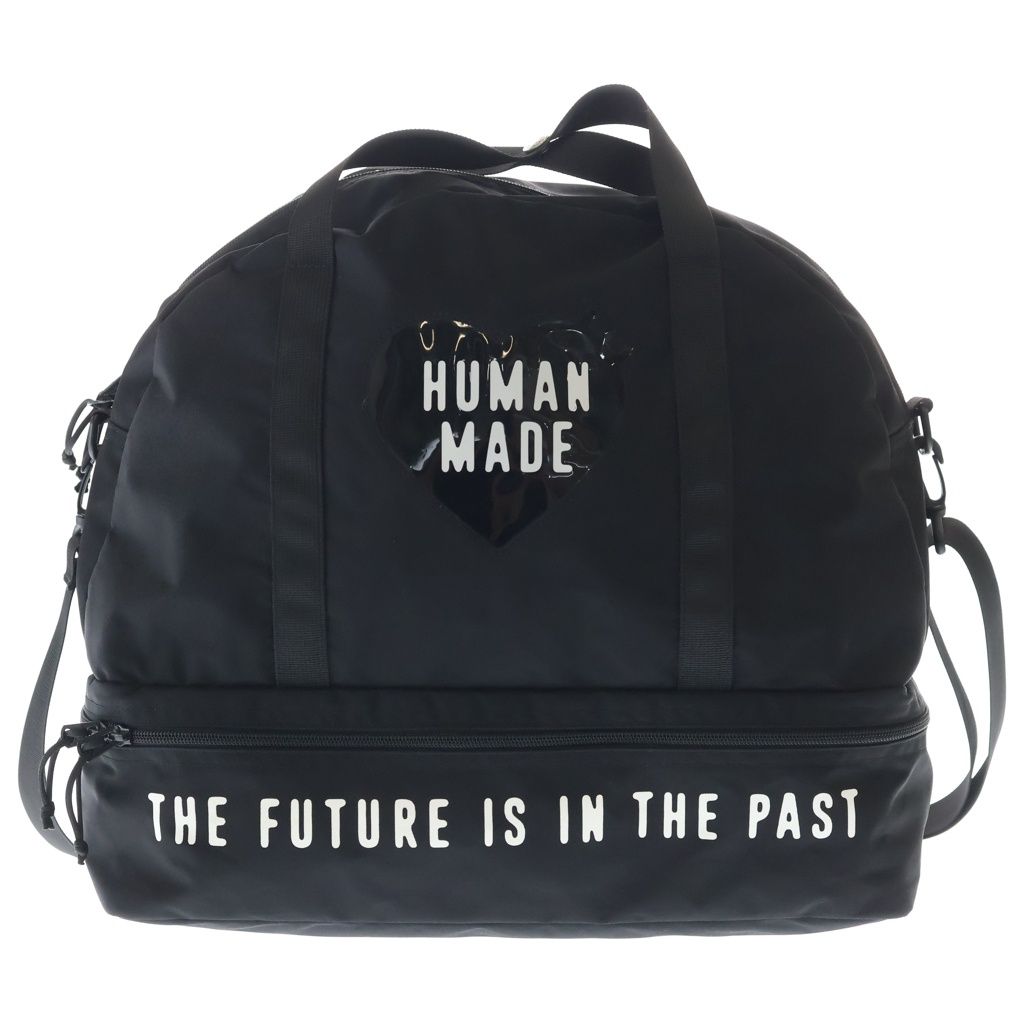 HUMAN MADE (ヒューマンメイド) 24SS BOSTON BAG ロゴボストンバッグ ブラック HM27GD035 13,774円