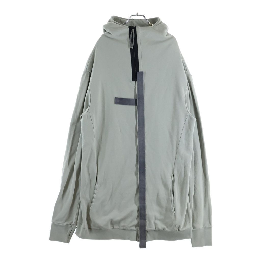 NO BRAND (ノーブランド) TOBIAS BIRK NIELSEN テープロングパーカー フーディー グレー 969116 0119-H6 5-F016